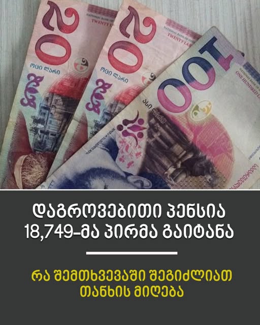 რა შემთხვევაში შეგიძლიათ დაგროვებითი პენსიის გატანა – ის უკვე 15 458 პირმა გაიტანა