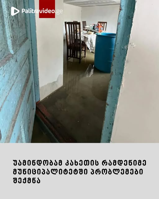 დატბორილია საცხოვრებელი სახლები, ეზოები და საკარმიდამო ნაკვეთები