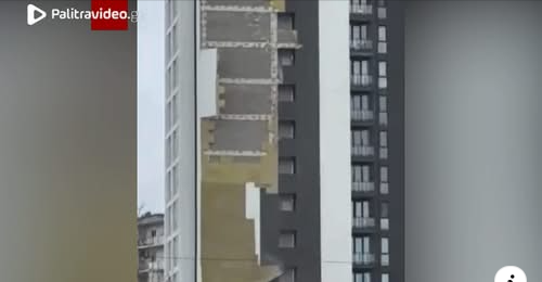 “წარმოუდგენელია, ქარმა კორპუსის ფასადი ჩამოანგრია” – ნახეთ რა ხდება ამ წუთებში