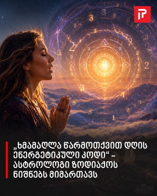 „ხმამაღლა წარმოთქვით დღის ენერგეტიკული კოდი“ – ასტროლოგი ზოდიაქოს ნიშნებს მიმართავს